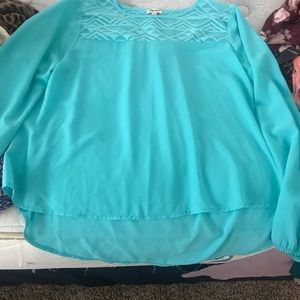Turquoise blouse